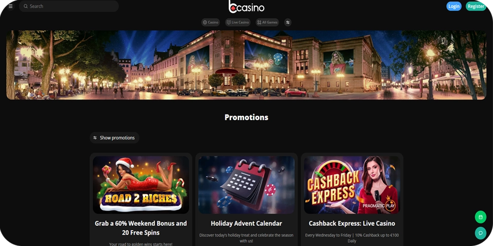 Promotions for Canadians at bCasino Online