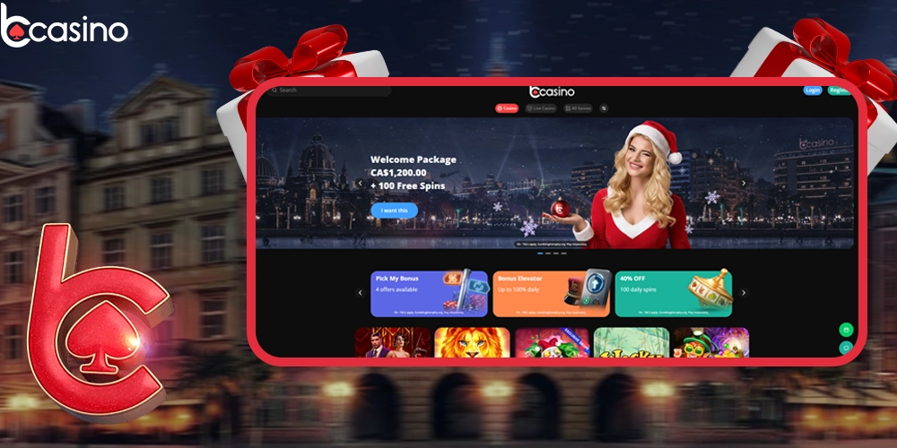bCasino - Platform with Titles and Welcome Bonus CA$500.00 Plus 50 Free Spins