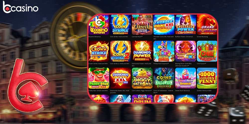bCasino Games - Amazing World of Big Wins