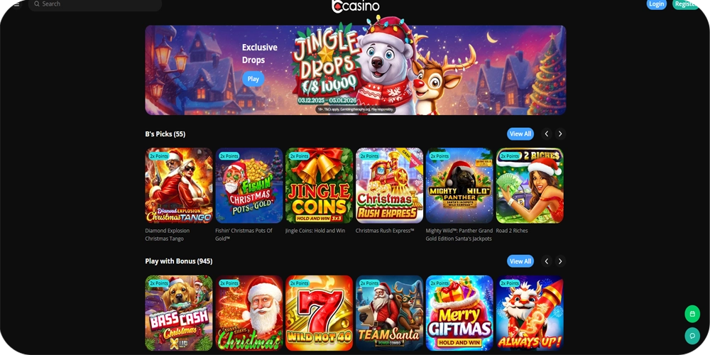 bCasino Slots Review