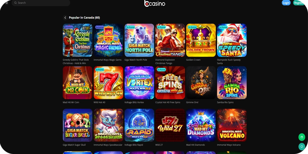 Slots Popular in Canada